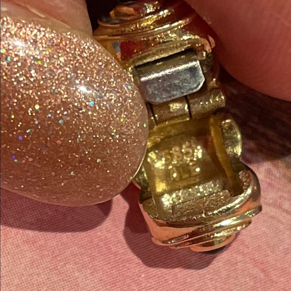 Rare Pandora Hypnotize 14k and Onyx clips - Picture 3 of 4